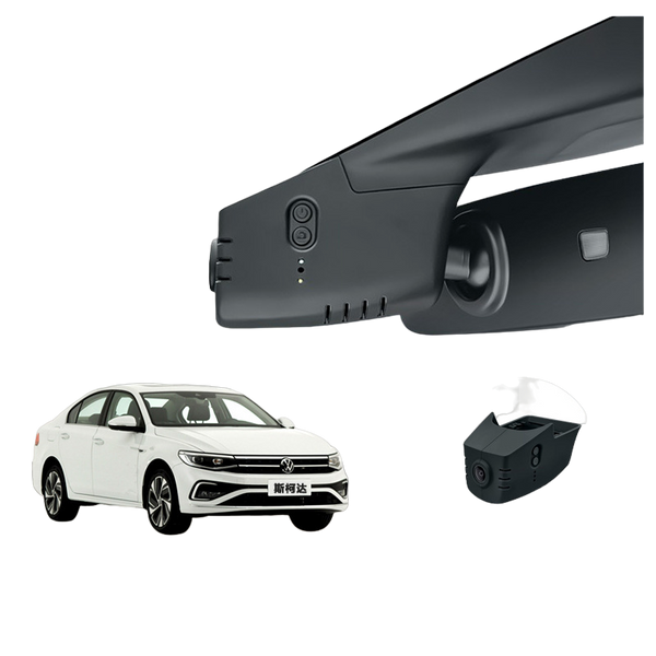SCUMAXCON Dash Cam Stealth, Wireless HD Night Vision, OEM Integration, 4K Dual Recording, 64GB  for Skoda Superb Skoda Octavia