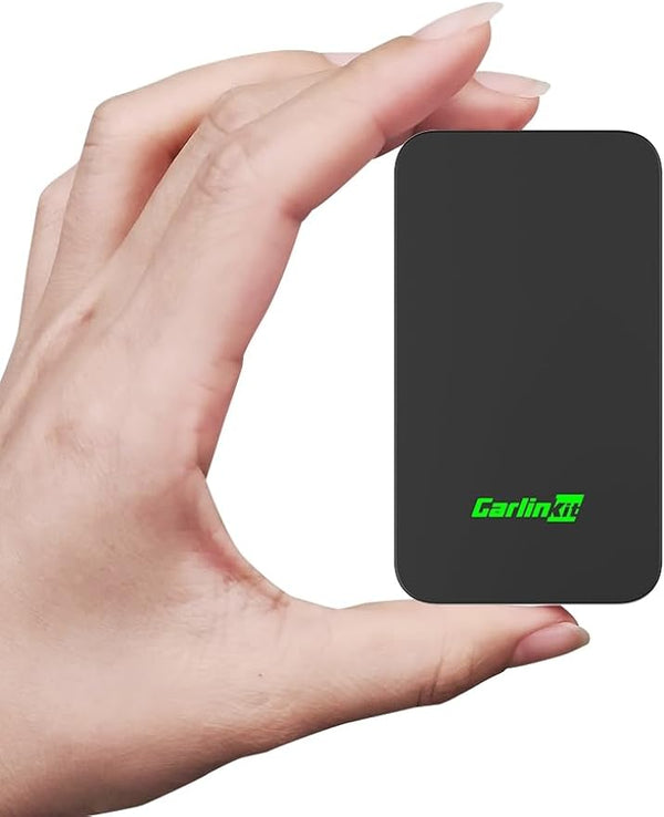 Adaptateur CarlinKit 5.0 – Adaptateur filaire vers sans fil CarPlay et Android Auto, mise à jour en ligne, connexion à 2 canaux, Plug &amp; Plug, connexion automatique 10 s pour les voitures avec CarPlay filaire OEM et Android Auto à partir de 2015 