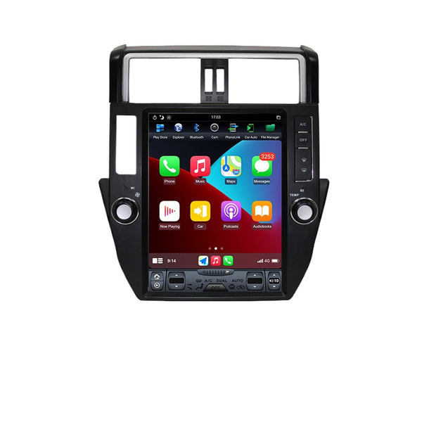 Scumaxcon Android Screen  Car Navigation Apple Carplay and Android Auto 2+32G 4+64G Bluetooth GPG Navi IPS  for Toyota prado 2010-2013
