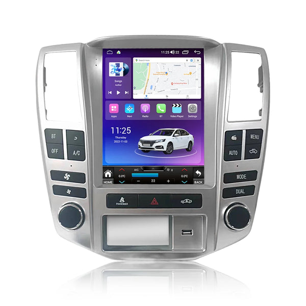 SCUMAXCON 9.7" 8 core Android 14 Wireless Carplay Wired Android Auto Car Radio Multimedia Video Player Stereo GPS Navigation Unit DSP BT Wifi For Lexus RX RX300 2004-2008