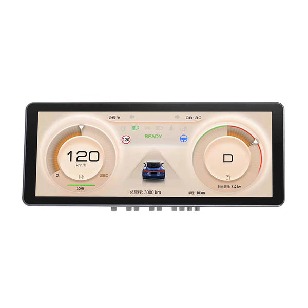 Ultradünnes LCD-Instrumentencluster-Upgrade mit schmalem Rahmen für Tesla Model 3 und Model Y 