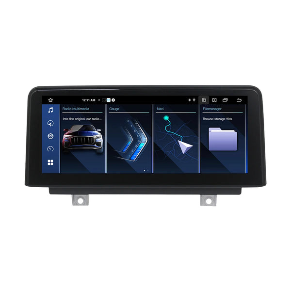 Scumaxcon Wireless Car GPS Navigator for BMW, stereo radio, Carplay-enabled player, 4G connectivity, WiFi,For  BMW 3 Series (F30, F31, F34) and 4 Series (F32, F33, F36)