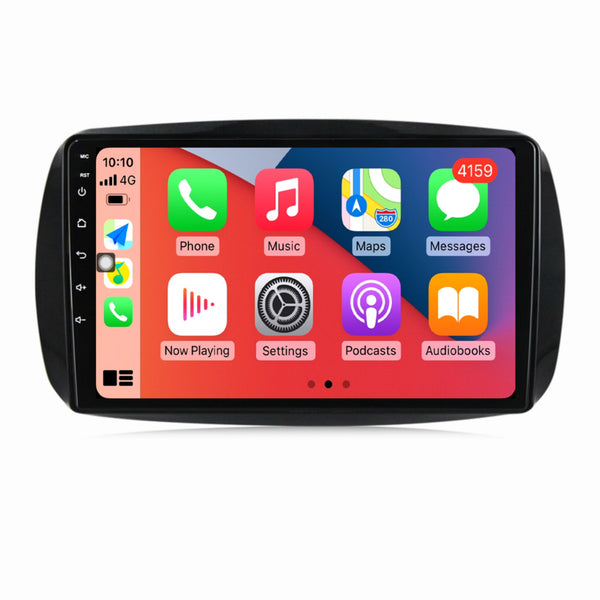 SCUMAXCON 9' 2+32G ANDROID13 WIRELESS CARPLAY ANDROIDAUTO BLUETOOTH WIFI USB GPS IPS TOUCH Für Mercedes Smart 453 fortwo 2014 2015 - 2020
