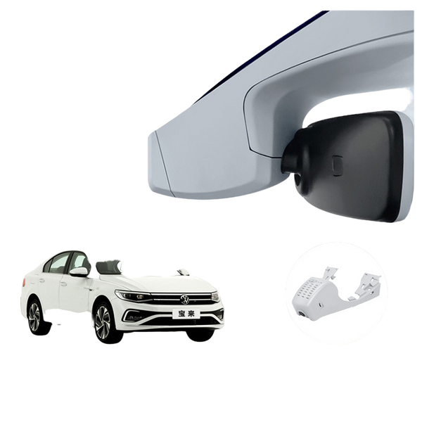 SCUMAXCON Caméra de tableau de bord sans fil style OEM, vision nocturne HD, double enregistrement 4K, 64 Go pour Volkswagen Bora, Magotan, Touareg