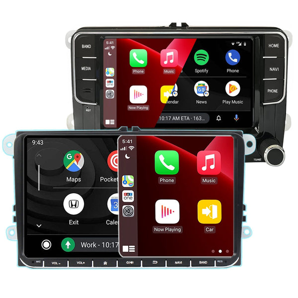 SCUMAXCON 7" or 9"  Android 13 DAB Wireless Carplay Android auto Bluetooth for VW Jetta Golf Passat Caddy Tiguan Transporter CC